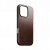 Чехол-накладка (кожаный) Apple iPhone 16 Pro Max NOMAD Horween® Modern Leather Case with Magsafe Rustic Brown