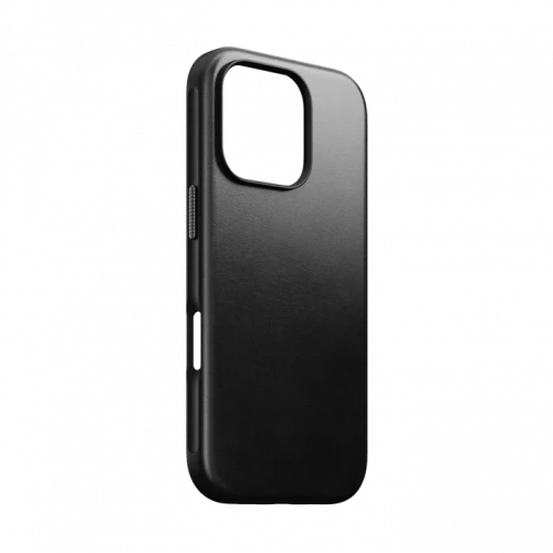 Чехол-накладка (кожаный) Apple iPhone 16 Pro Max NOMAD Horween® Modern Leather Case with Magsafe Black