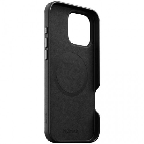 Чехол-накладка (кожаный) Apple iPhone 16 Pro NOMAD Traditional Leather Case with Magsafe Black