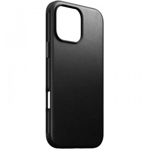 Чохол-накладка (шкіряний) Apple iPhone 16 Pro Max NOMAD Modern Leather Case with Magsafe Black