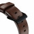NOMAD Horween® Apple Watch 46/49mm Modern Band Black Hardware Rustic Brown