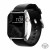 NOMAD Horween® Apple Watch 41/42mm Modern Band Silver Hardware Black