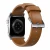 NOMAD Apple Watch 46/49mm Modern Band Silver Hardware English Tan