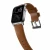 NOMAD Apple Watch 46/49mm Modern Band Silver Hardware English Tan