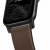 NOMAD Apple Watch 46/49mm Modern Band Black Hardware Brown