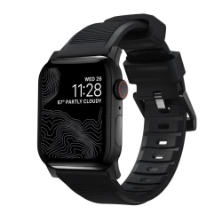 NOMAD Apple Watch 41/42mm Rugged Band Black Hardware Black