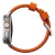 NOMAD Apple Watch 46/49mm Rugged Band Silver Hardware Ultra Orange
