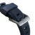 NOMAD Apple Watch 46/49mm Rugged Band Silver Hardware Atlantic Blue