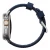 NOMAD Apple Watch 46/49mm Rugged Band Silver Hardware Atlantic Blue