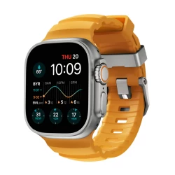 NOMAD Apple Watch 46/49mm Rocky Point Band Natural Titanium Hardware Sol