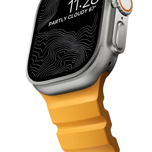 NOMAD Apple Watch 46/49mm Rocky Point Band Natural Titanium Hardware Sol