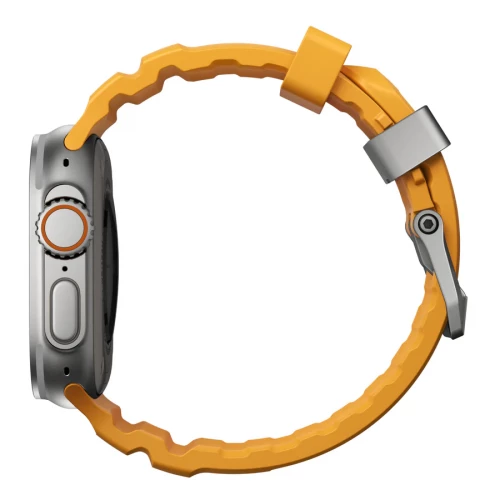 NOMAD Apple Watch 46/49mm Rocky Point Band Natural Titanium Hardware Sol