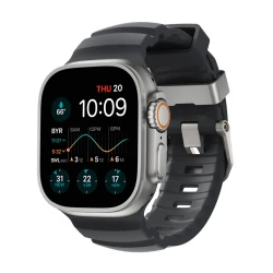 NOMAD Apple Watch 46/49mm Rocky Point Band Natural Titanium Hardware Storm