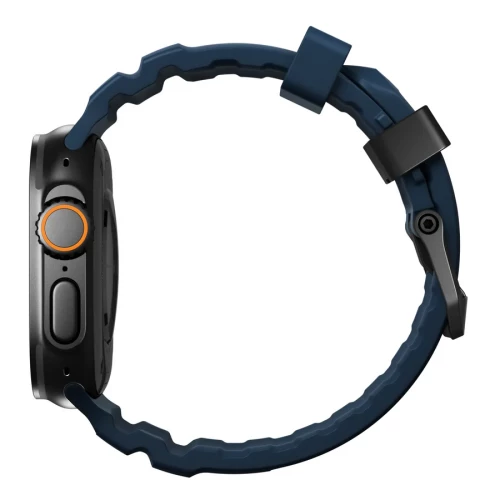 NOMAD Apple Watch 46/49mm Rocky Point Band Black Titanium Hardware Atlantic
