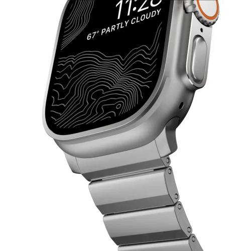 NOMAD Apple Watch 46/49mm Titanium Band Natural Hardware Natural
