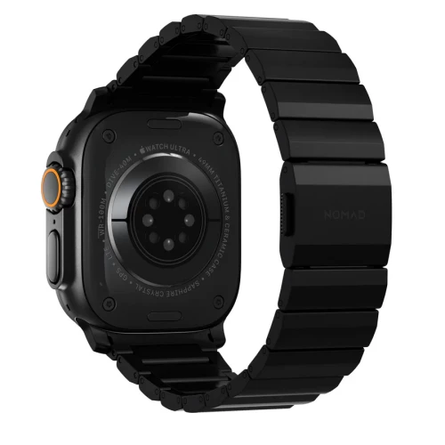 NOMAD Apple Watch 41/42mm Titanium Band Black Hardware Black