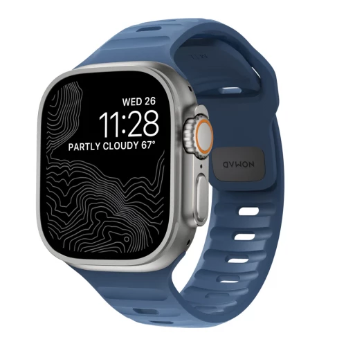 NOMAD Apple Watch 41/42mm Sport Band Waterproof Naval Blue