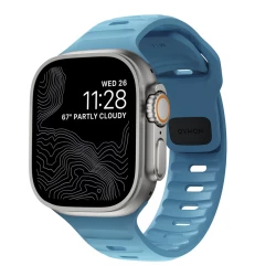 NOMAD Apple Watch 46/49mm Sport Band Waterproof Electric Blue