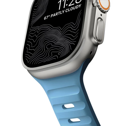 NOMAD Apple Watch 46/49mm Sport Band Waterproof Electric Blue