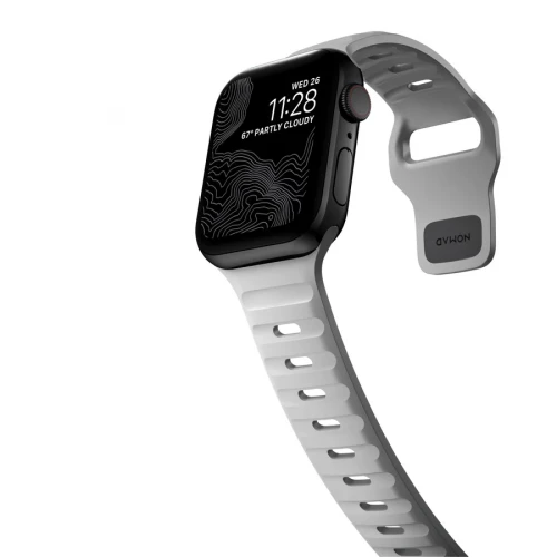 NOMAD Apple Watch 41/42mm Sport Band Waterproof Lunar Gray