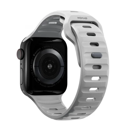 NOMAD Apple Watch 46/49mm Sport Band Waterproof Lunar Gray