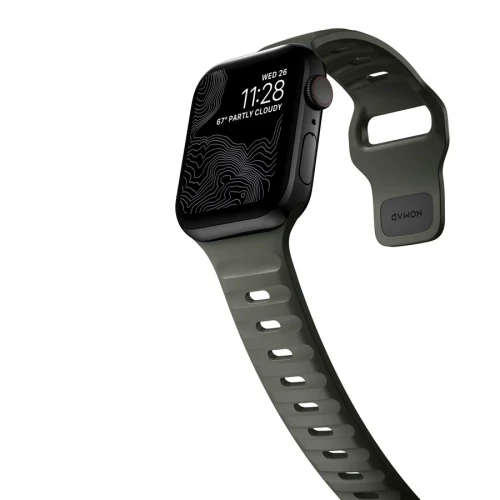 NOMAD Apple Watch 41/42mm Sport Band Waterproof Ash Green