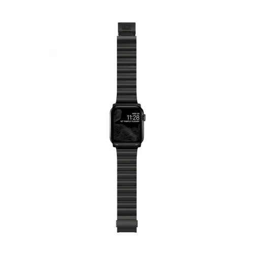 NOMAD Apple Watch 41/42mm Steel Band Graphite Hardware Graphite