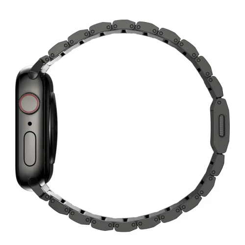 NOMAD Apple Watch 41/42mm Steel Band Graphite Hardware Graphite