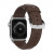 NOMAD Apple Watch 46/49mm Traditional Band Silver Hardware Rustic Brown
