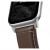NOMAD Apple Watch 46/49mm Traditional Band Silver Hardware Rustic Brown