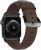 NOMAD Apple Watch 41/42mm Traditional Band Black Hardware Rustic Brown