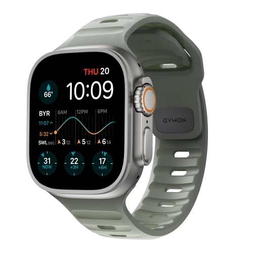 NOMAD Apple Watch 46/49mm Sport Band Waterproof Coastal Rock
