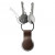 Брелок NOMAD Leather Loop for Airtag Rustic Brown