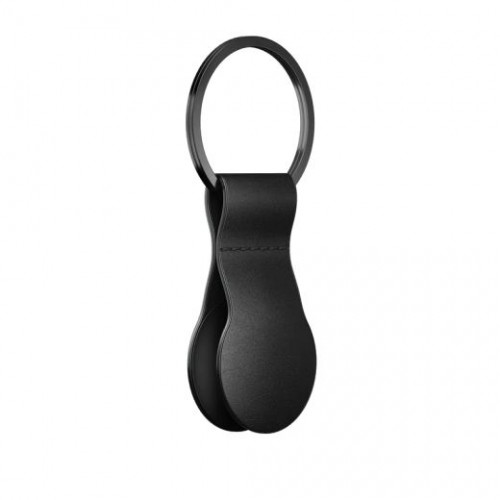 Брелок NOMAD Leather Loop for Airtag Black
