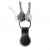 Брелок NOMAD Leather Loop for Airtag Black