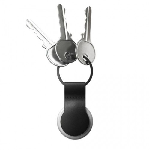 Брелок NOMAD Leather Loop for Airtag Black