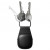 Брелок NOMAD Leather Keychain for Airtag Black