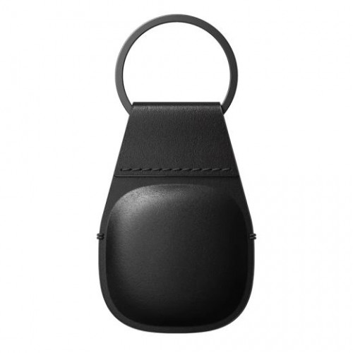 Брелок NOMAD Leather Keychain for Airtag Black