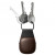 Брелок NOMAD Leather Keychain for Airtag Rustic Brown