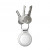 Брелок NOMAD Rugged Keychain for Airtag White