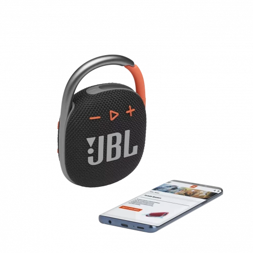 JBL Clip 5 Black Orange (JBLCLIP5BLKOAM)