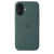 Чехол-накладка (силиконовый) для iPhone 16 Silicone Case High Copy with MagSafe & Button Lake Green