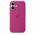 Чехол-накладка (силиконовый) для iPhone 16 Silicone Case High Copy with MagSafe & Button Fuchsia