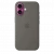 Чехол-накладка (силиконовый) для iPhone 16 Silicone Case High Copy with MagSafe & Button Stone Gray