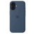 Чехол-накладка (силиконовый) для iPhone 16 Silicone Case High Copy with MagSafe & Button Denim