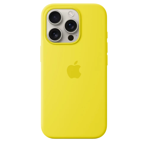 Чехол-накладка (силиконовый) для iPhone 16 Pro Silicone Case High Copy with MagSafe & Button Star Fruit