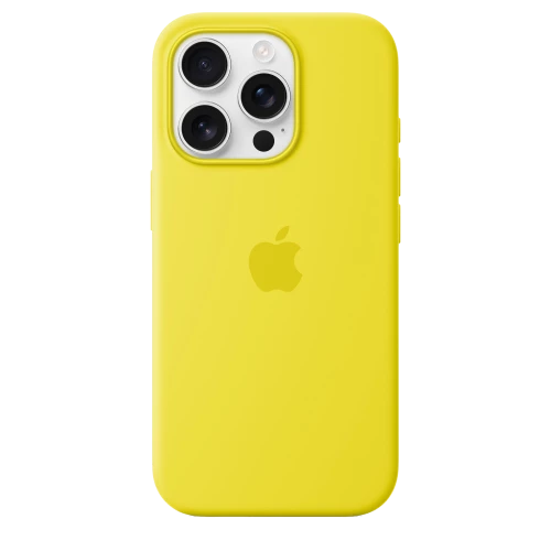 Чехол-накладка (силиконовый) для iPhone 16 Pro Silicone Case High Copy with MagSafe & Button Star Fruit