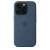 Чехол-накладка (силиконовый) для iPhone 16 Pro Silicone Case High Copy with MagSafe & Button Denim