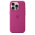 Чехол-накладка (силиконовый) для iPhone 16 Pro Silicone Case High Copy with MagSafe & Button Fuchsia