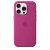 Чехол-накладка (силиконовый) для iPhone 16 Pro Silicone Case High Copy with MagSafe & Button Fuchsia